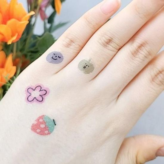 멜로우 어린이 타투스티커 구미베어