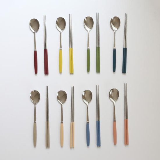 소소모소 컬러 수저 세트 4인 - 8 colors
