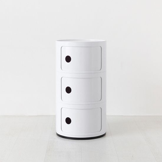 플라스틱 원형 수납장 (3단) MK37236