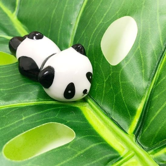 팬더 젓가락 받침 겸용 도자기 데코소품