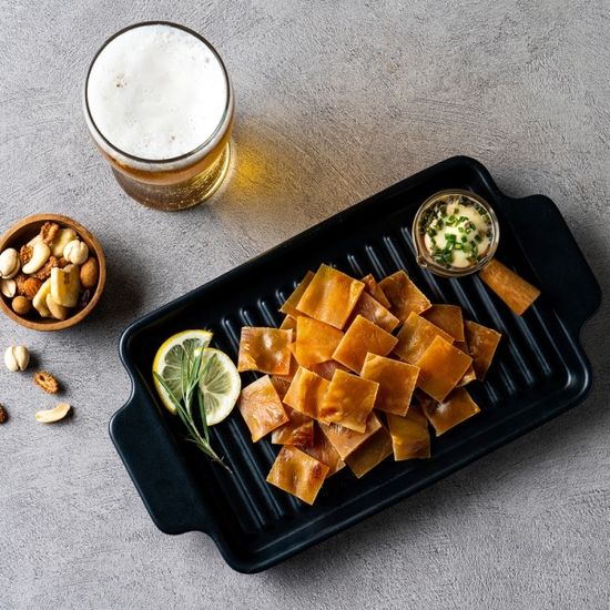 맛있는 주전부리 간편 한입 큐브 철판 오징어 200g