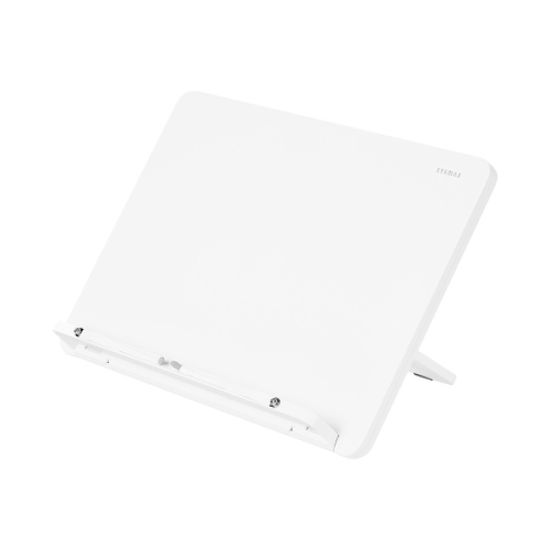 파스텔 화이트 독서대 각도조절 플립 책받침대