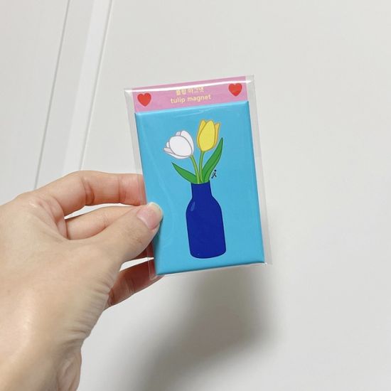 일러스트 마그넷 3종 (냉장고 자석 소품 / 인테리어)