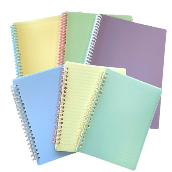 파스텔 30공 루즈링 미니 노트 A4 셀프제본 바인더링