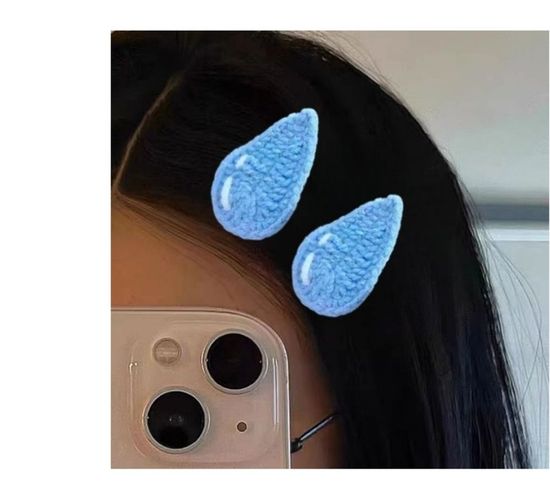 빠직 빡침 땀 머리핀 웃긴 머리핀 미니핀 집게 핀 삔