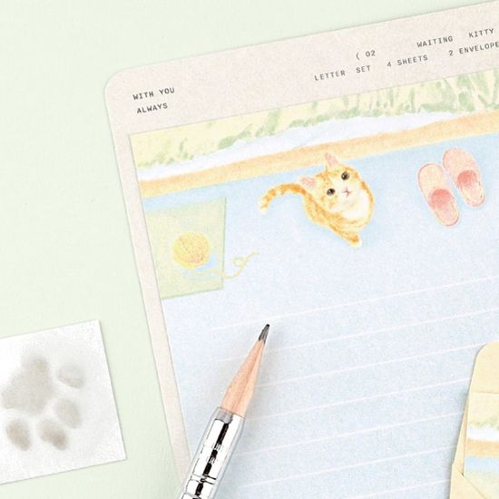 [대시앤도트] 위드 유 올웨이즈 레터 세트