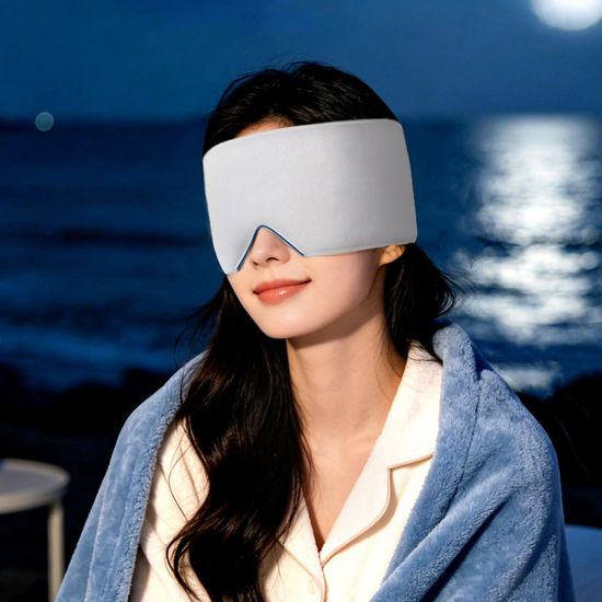 중력식 2in1 온열 냉열 수면 안대 눈마사지 마스크