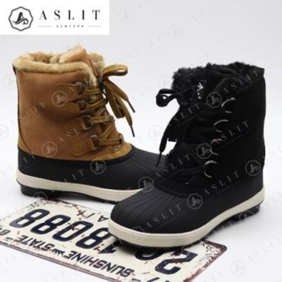 [애슬릿]남자 스웨이드 안감 퍼 겨울 방한 앵클 부츠