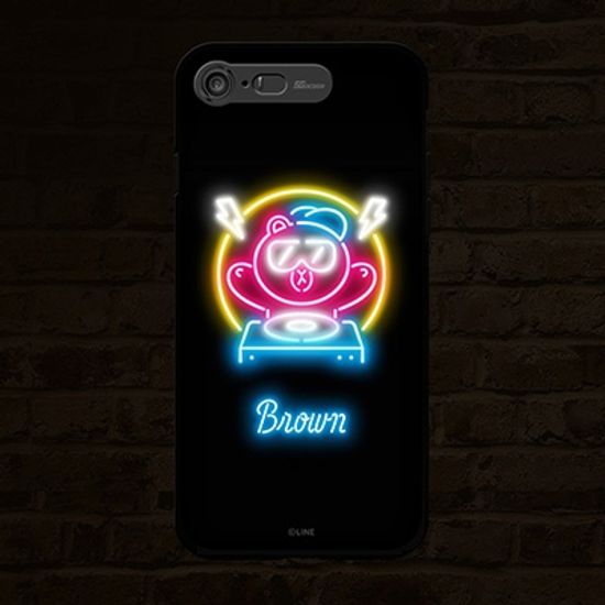 iPhone7 8 se2/3LINE FRIENDS NEON BROWN