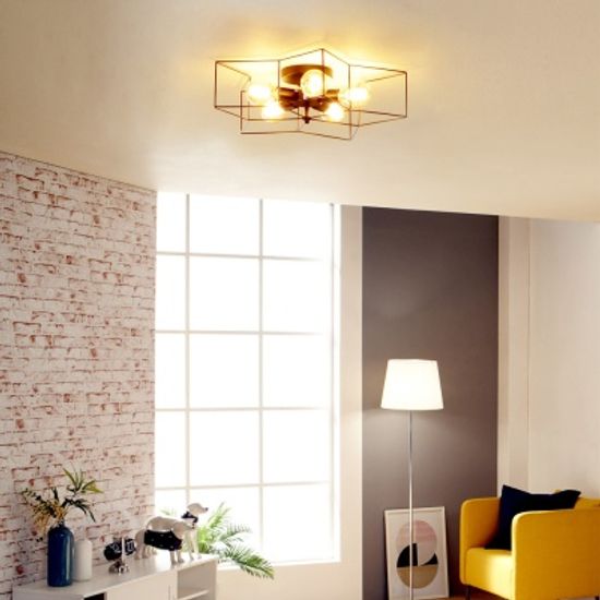 스텔라 5등 방등 블랙 인테리어 아이방 조명