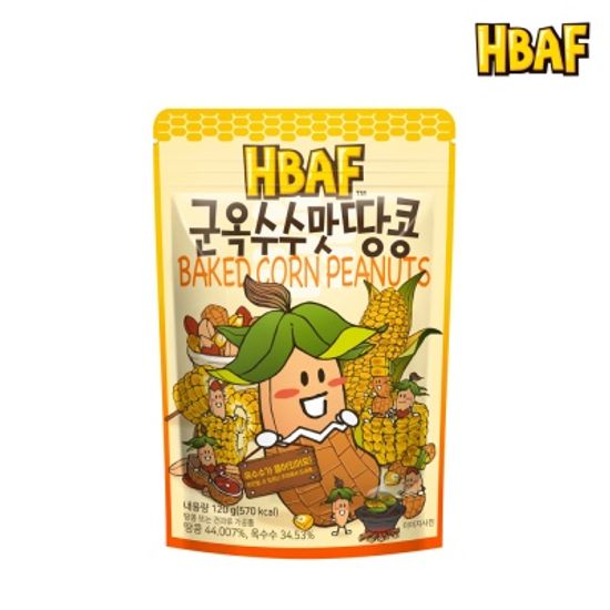 군옥수수맛 땅콩 120g