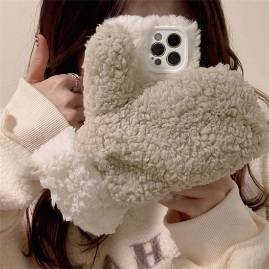 아이폰 14 프로 맥스 벙어리 장갑 뽀글이 퍼 털케이스