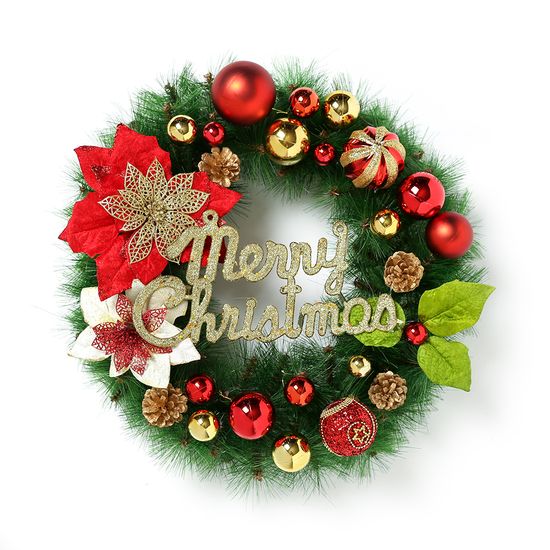 [도토로] 50cm 블라썸 원형 리스크리스마스 장식 연말