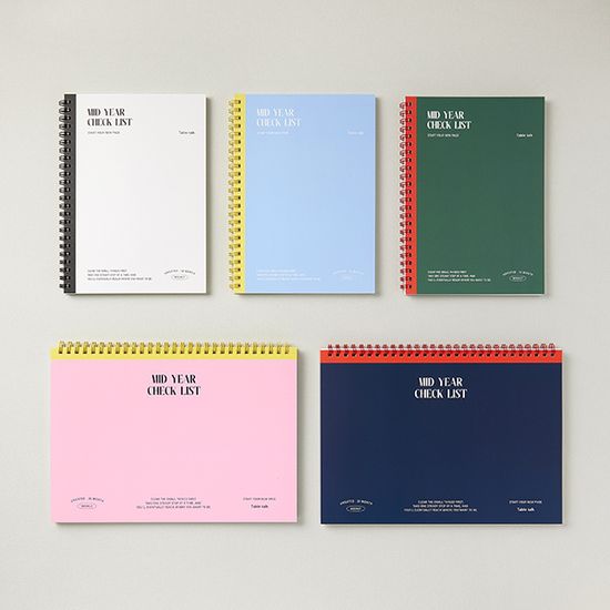 (만년형) 미드이어 체크리스트 위클리 A5 B5