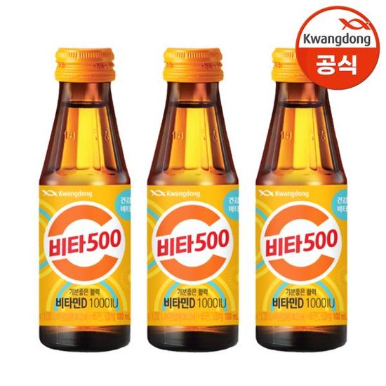 광동 비타500 기분좋은활력 비타민D 100ml x 30병