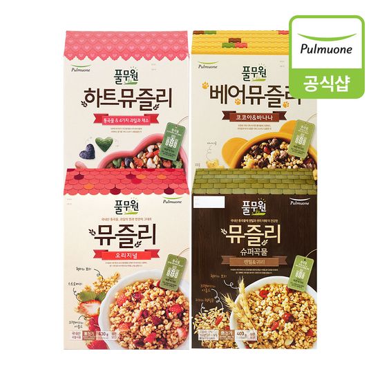 풀무원 뮤즐리 4종 혼합구성
