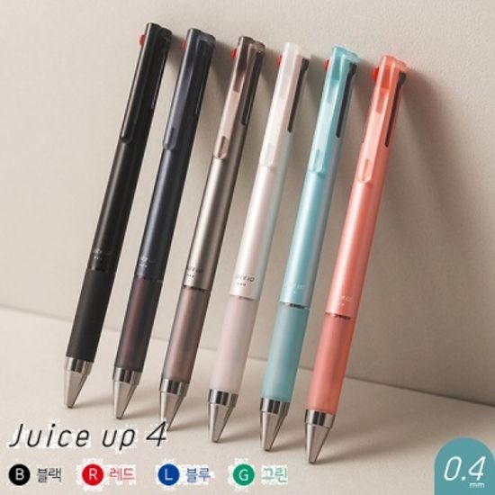 파이롯트 쥬스업 0.4mm 4색볼펜/멀티펜 LKJP-60S4 1개