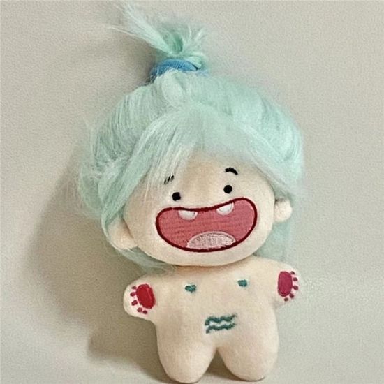 머리카락 스타일링 봉제 인형 12궁 별자리 자수 키링