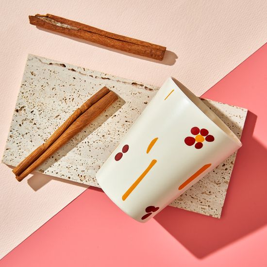 뱀부 대나무 주스컵 물컵 350ml 초코바나나