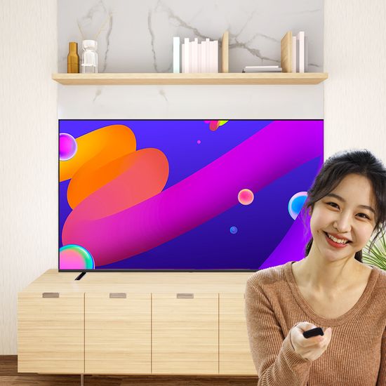 [에코비전] 4K UHD 광시야각 고화질 스탠드 50형 TV