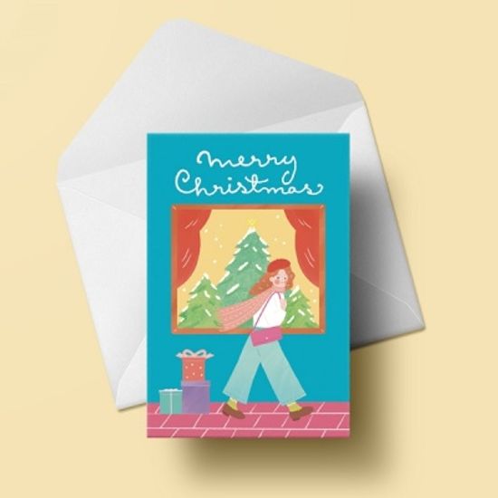 [크리스마스카드] XSSL2203 - MARRY CHRISTMAS 화가