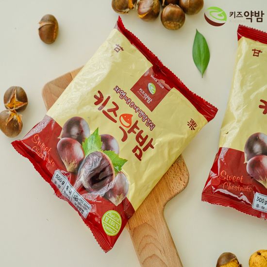 e키즈약밤)  햇 약단밤 칼집밤 500g 2팩