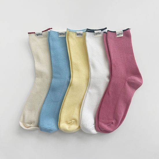 비비드 컬러 장목양말 1+1+1