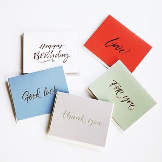 SIGNATURE 영문캘리 카드 M