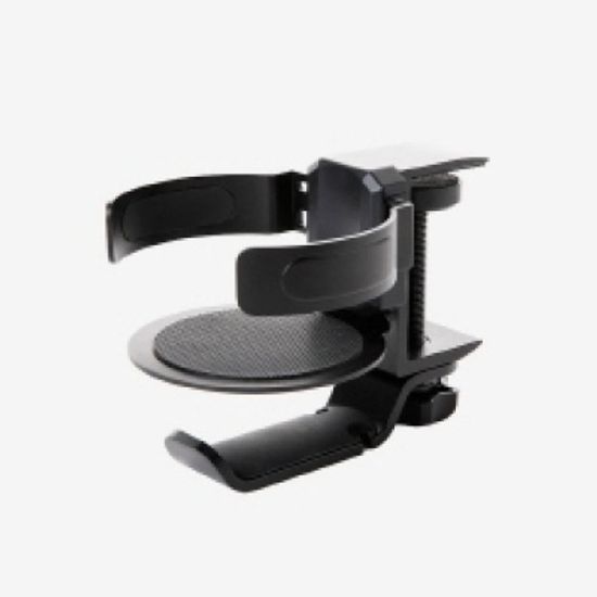 2in1 알루미늄 컵홀더 헤드셋 가방걸이 다용도 거치대