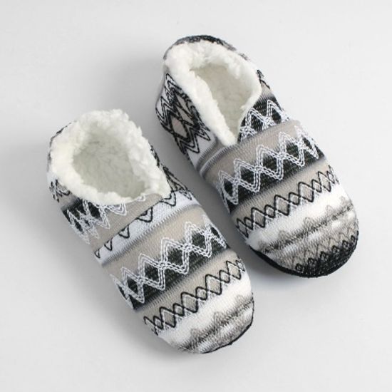 에스닉 겨울 덧신 털실내화(230~245mm) 3color