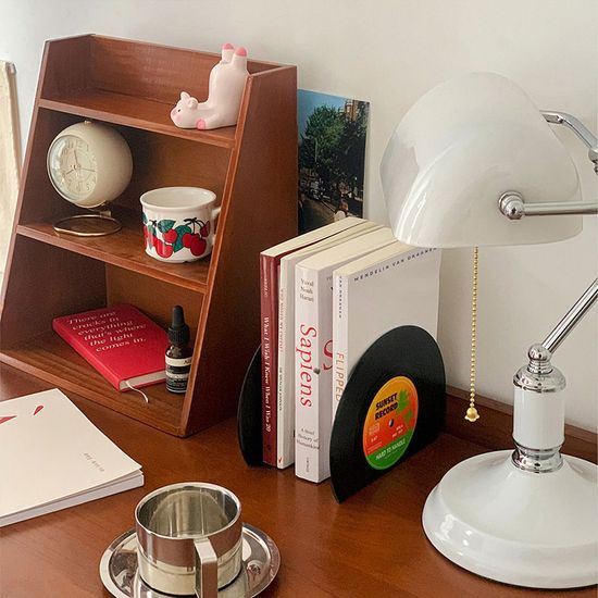 빈티지 엘피 북엔드 2p 세트