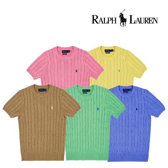 폴로 랄프로렌 피마코튼 반팔 니트 211795615 5종 택1