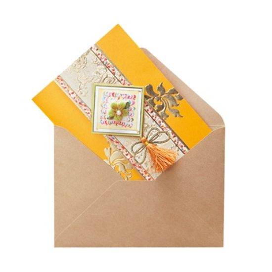 조각보꽃카드 전통 연하장 FT3005-2