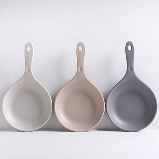 트레빌 핸들 손잡이 앞접시, 그릇 3color 
