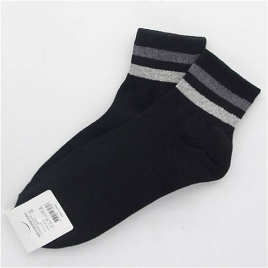 남자 포인트 패션 양말 패션 삭스 검회(W922FAA)
