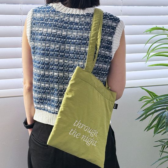 [프롬디얼리던] 코튼 숄더 북백