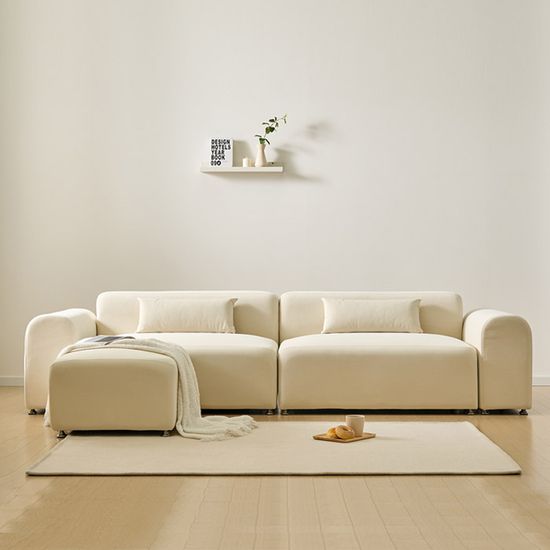 먼지 스크레치에 강한 4인쇼파+스툴 (280cm) YS187