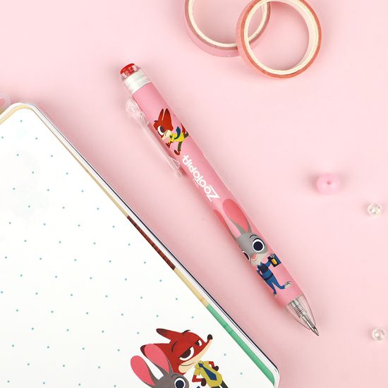 디즈니 주토피아 주디 단색 볼펜 빨간펜