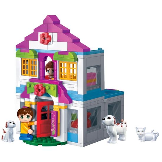 반바오 조립블록시티 재밌는 풀빌라 모형 만들기