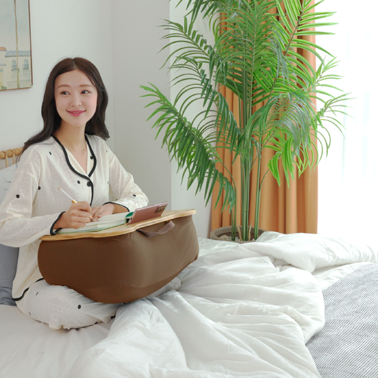 힐링베어 쿠션테이블 프리미엄 3세대 딥브라운