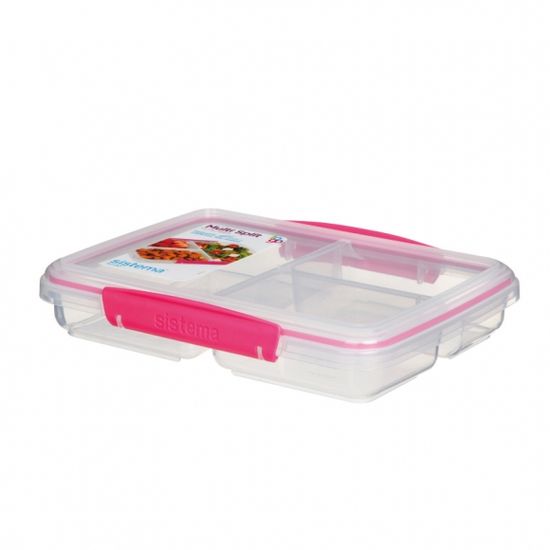 [시스테마] 투고 3칸 보관용기 820ml (4color)