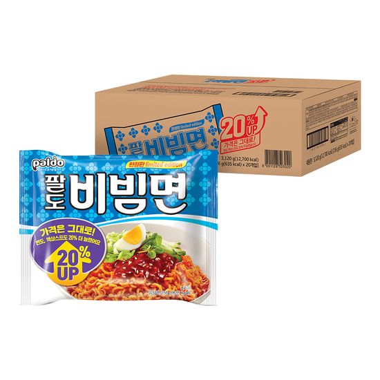 팔도 비빔면 용량업 156g 20봉
