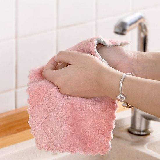 극세사 요술행주 20P 세트_빨아쓰는 행주 25cmX25cm