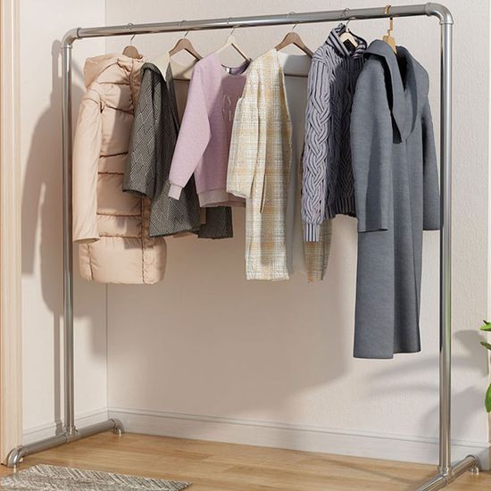 강파이프 이동식 스탠드 행거 옷걸이 옷장 철제 헹거