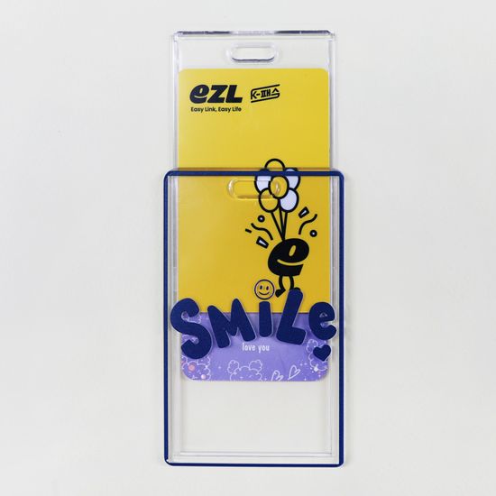 비팬시 헬로스마일 투명아크릴 카드케이스 