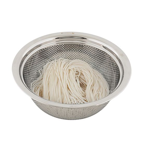 실버스타 304 일체형 무연마제 스텐 타공채반 중 24cm