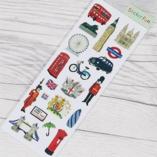 나카바야시 돌출 데코 스티커-ZR-331 런던