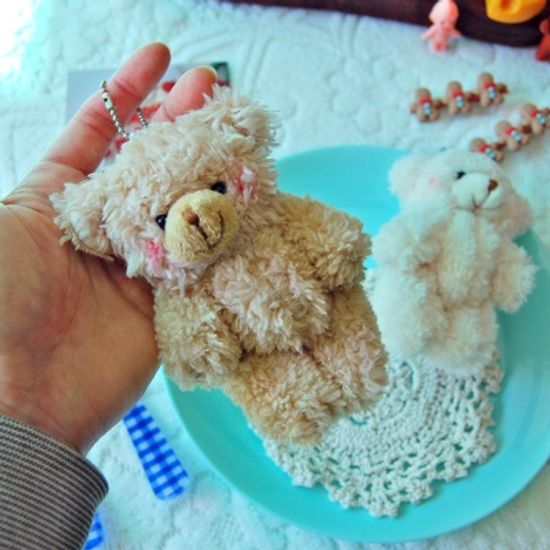 볼터치 곰돌이 인형 키링