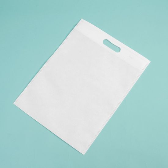 컬러 부직포 가방 10p(35x45cm) (화이트) 부직포백