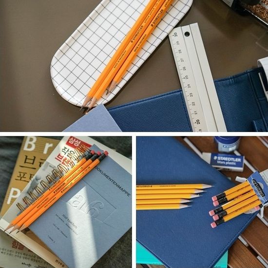 스테들러 스케치_필기용 연필 134 옐로우펜슬 1다스